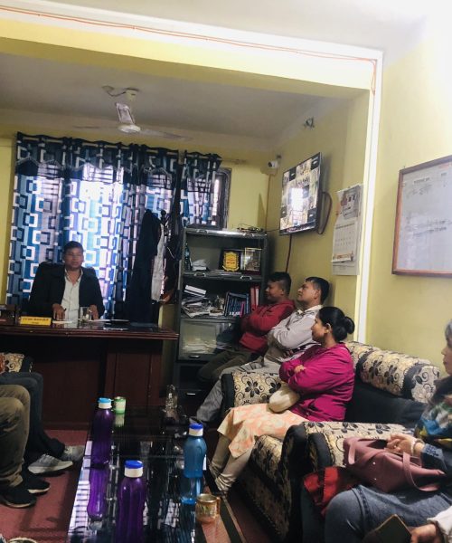जंगली जनावरबाट जोगिन पक्की पर्खालको बिकल्प नभएको पालिका अध्यक्ष कालाखेती