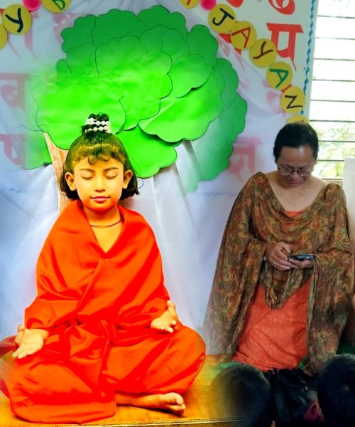 रोटरी स्कुलकी प्रगतीको  बुद्ध आशन देखि  बिदेशी दङ्ग