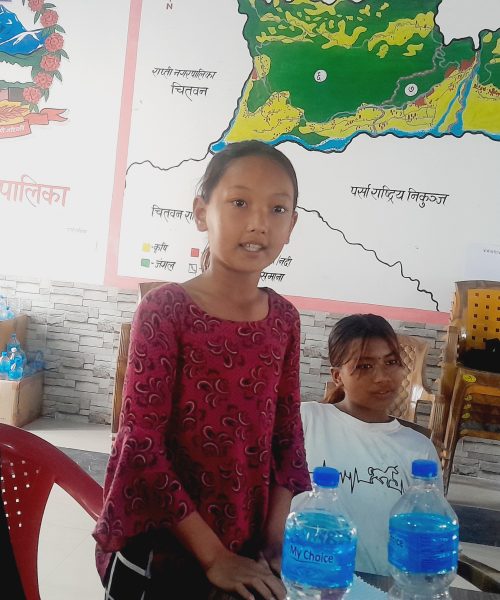 मनहरीमा  उपाध्यक्षसङ्ग बालबालिका कार्यक्रममा बालबालिकाको सक्रिय सहभागिता