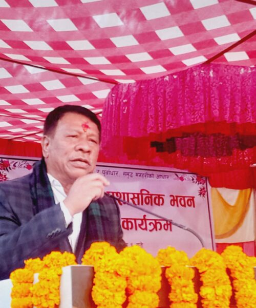 समयमै भवन निर्माणको लागि म प्रतिबद्धछु : उपप्रधानमन्त्री सिंह