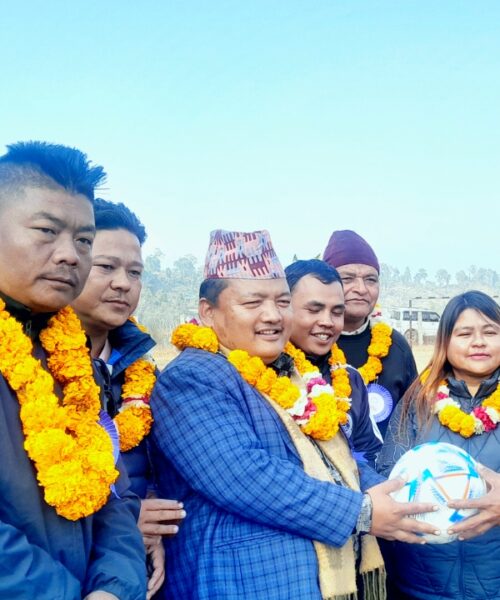 दोश्रो वडा अध्यक्ष भिमान सहिद स्मृति कप जिसस प्रमुख घलानद्वारा उद्घाटन