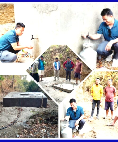 नयाँ  बर्षमा भिमानका जनतालाई  वडा अध्यक्ष पाख्रिनको खानेपानी  उपहार