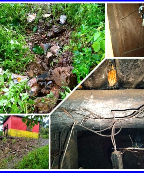 राक्सिराङ कालिका मन्दिर नजिक खस्यो चट्याङ ४ घर बिद्धुत अबरुद्ध
