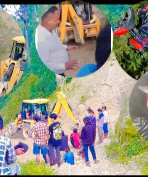 जनताकै लागि बाटो सफाईमा जुटेका  जनप्रतिनिधिको बाईक अज्ञात समूहद्वारा  पुलबाट झारिदियो