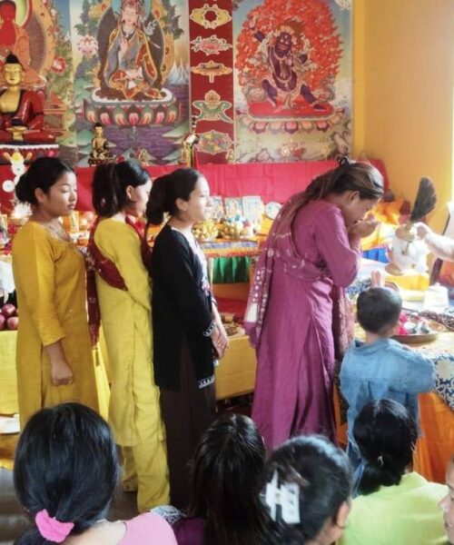 मनहरी बसन्तपुरको टासी छ्योइलिङ गुम्बामा ञ्युङ्ने मौनव्रत व्रत सम्पन्न