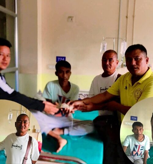 बिमारीले थलिएका जोखे प्रजाको उपचार सहयोग लिएर टिचिङ पुगे युवा समाजसेवी थिङ